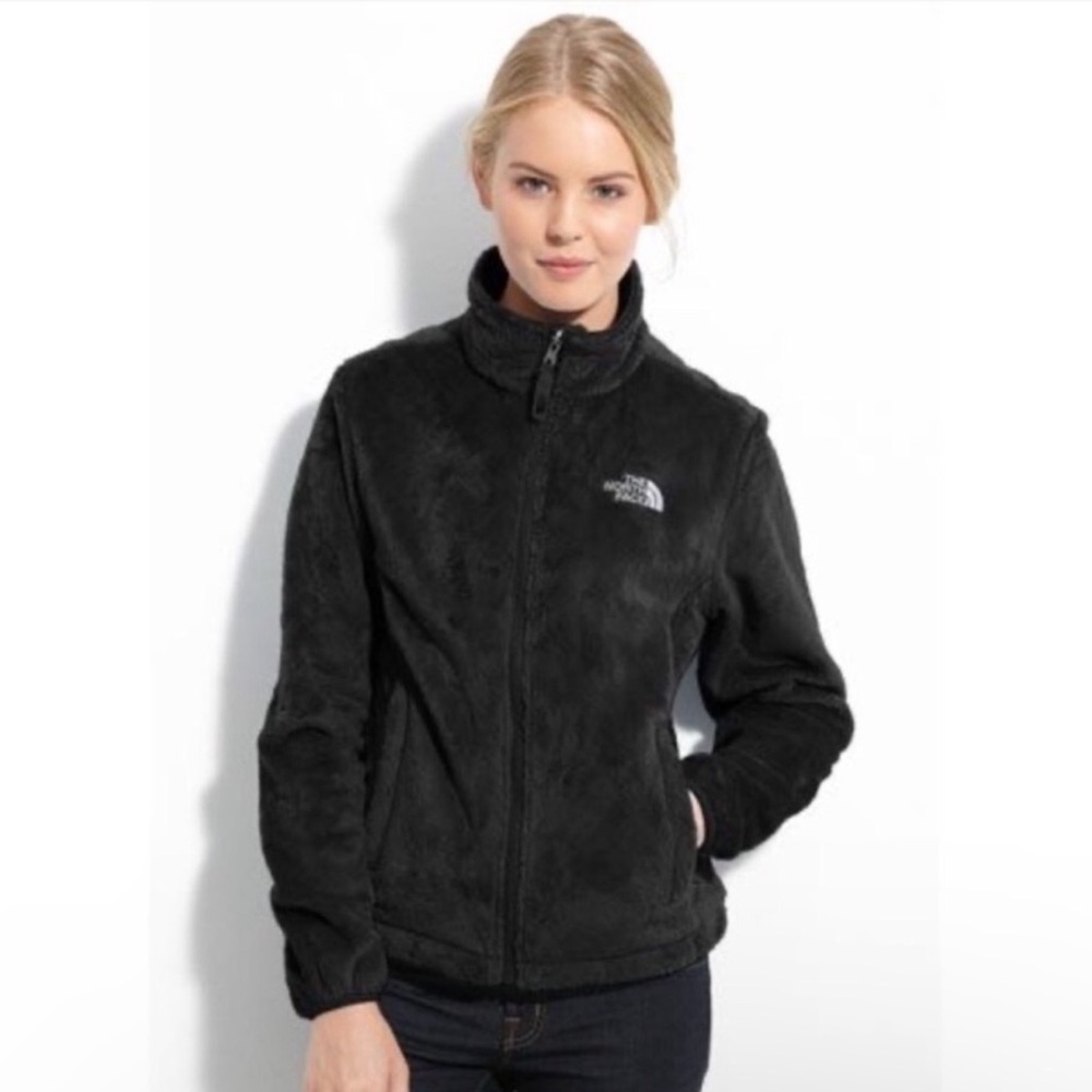 The North Face Girls Osito Black Fleece Jacket XL